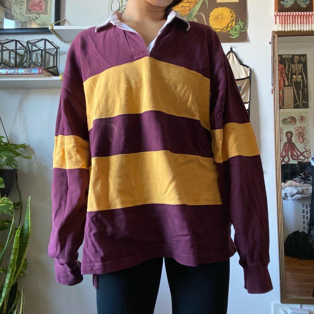 Brooks Brothers Harry Potter Collared Striped Long Sleeve
